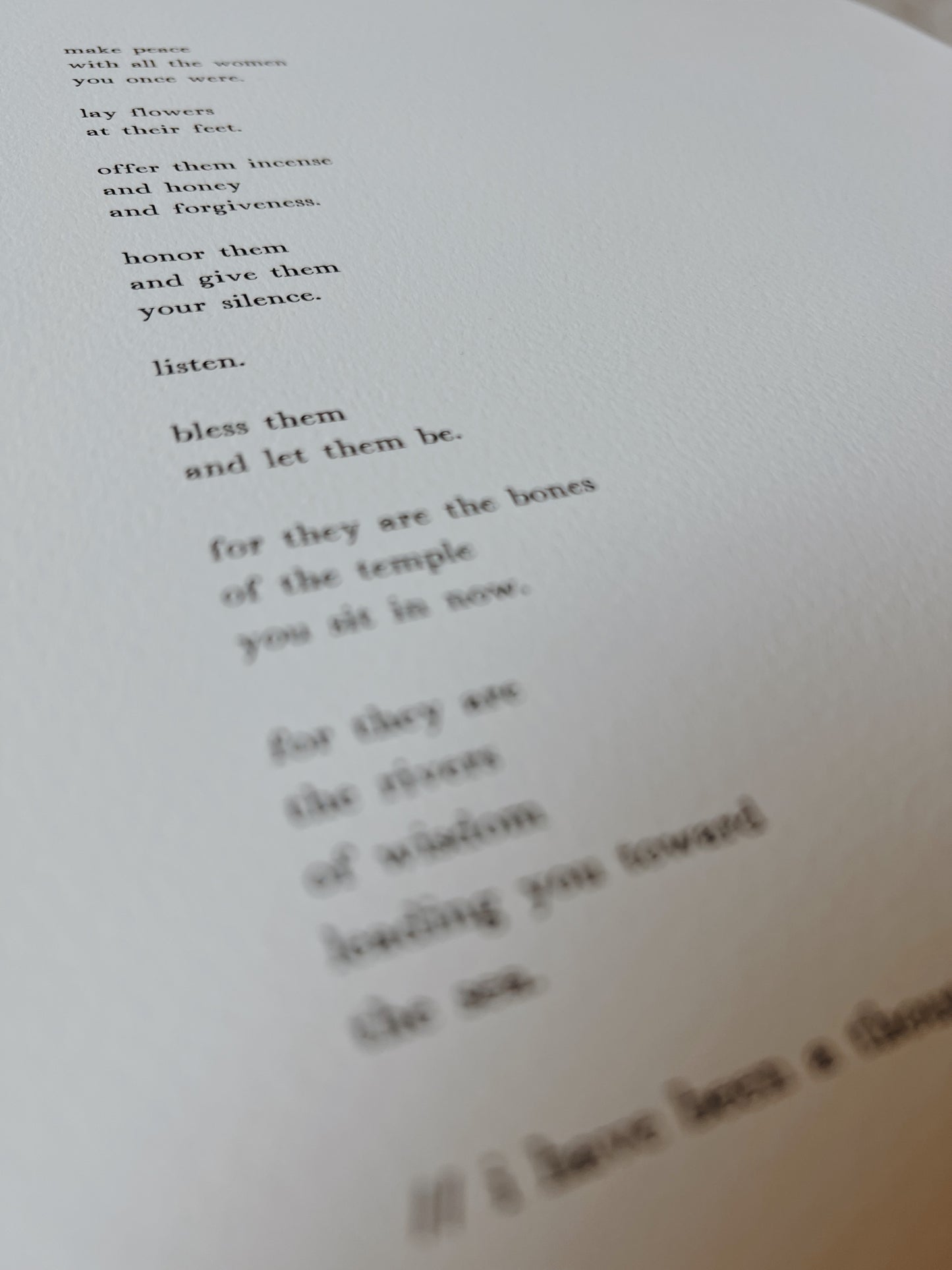 i have been a thousand different women | poetry print