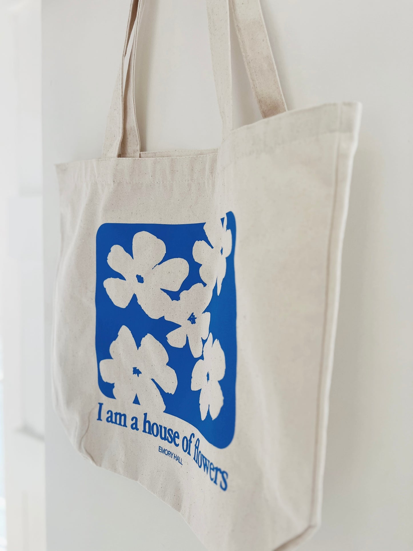 I am house of flowers Canvas Tote